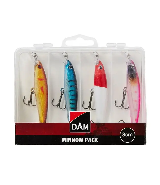DAM DAM MINNOW PACK INCL. BOX 8/10CM