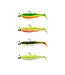 Savage Gear SAVAGE GEAR CANNIBAL SHAD MIX, Set van 4 Softbaits (6,8-12,5cm)