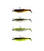 Savage Gear SAVAGE GEAR CANNIBAL SHAD MIX, Set van 4 Softbaits (6,8-12,5cm)