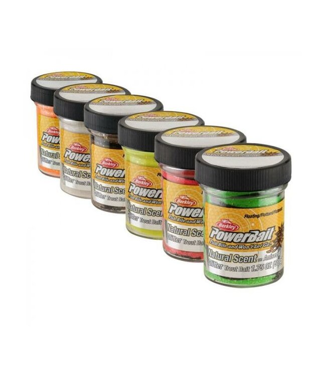 Berkley Berkley Powerbait Natural Glitter Garlic 50 gram