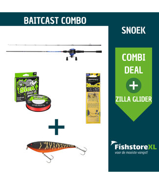 FishstoreXL DAM Fun-Tech MK1 Baitcast Combo + Gratis Zilla Glider
