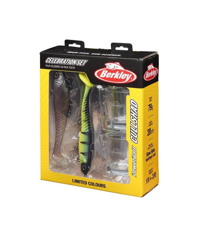 Berkley BERKLEY Celebration Set Cullshad Shallow 20 cm – Limited Edition Gift Set