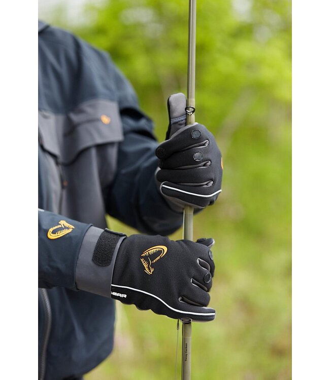 Savage Gear SAVAGE GEAR Softshell Winter Glove Black