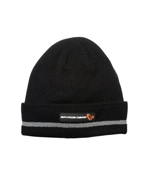Savage Gear SAVAGE GEAR Reflex Beanie One Size Black/Reflex