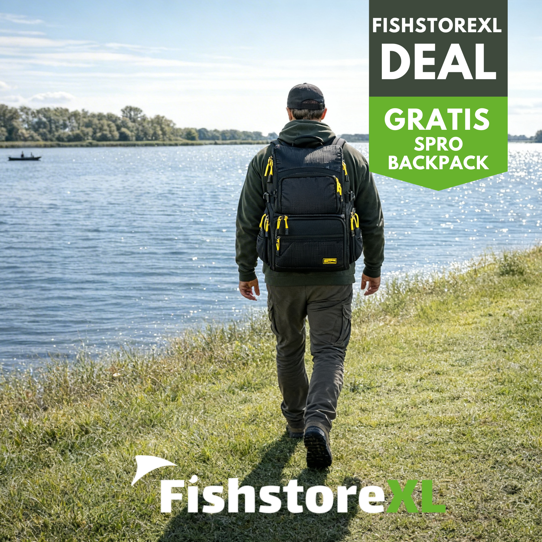 Complete Hengelsets met Molen en Lijn + GRATIS Backpack – FishstoreXL Deals