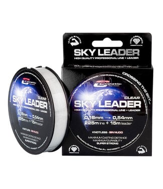 Cinnetic CINNETIC Sky Leader Nylon Vislijn 225M + 15M Voorslag
