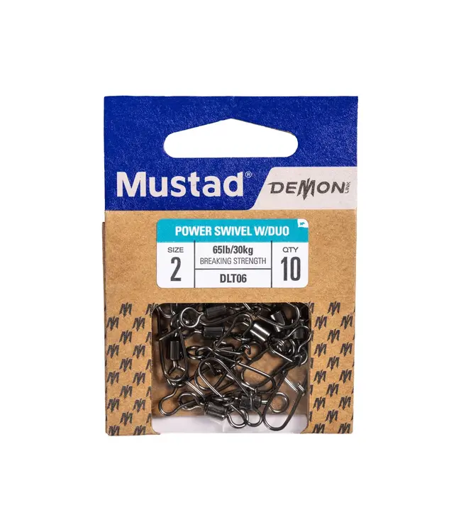 Mustad MUSTAD Power Swivel met Duo Lock Snap