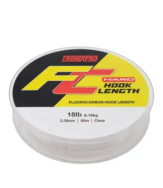 TRONIXPRO TRONIXPRO Fluorocarbon Hook Length - Hard |50m|Clear