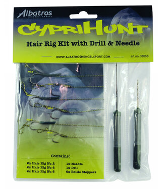Albatros  ALBATROS Cyprihunt Hair Rig Kit + Needle + Drill