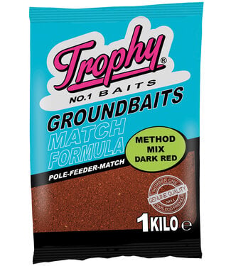 TROPHY BAITS TROPHY BAITS Method Mix Dark Red 1kg (Methodvoer)