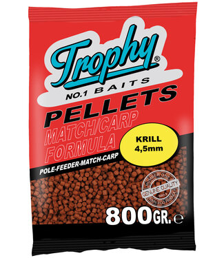 TROPHY BAITS TROPHY BAITS Red Krill Pellets 4.5mm 800g