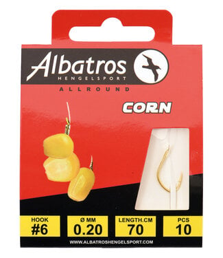 Albatros  ALBATROS Hakenboekje Maïs #6 70cm 0.20mm