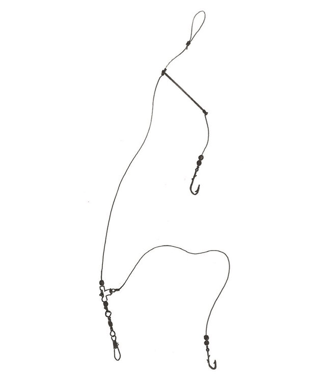 Albatros  ALBATROS Deep Blue Flat-Sea Rig 1 Arm - 2 Haken