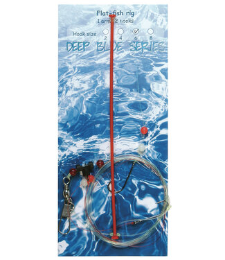 Albatros  ALBATROS Deep Blue Flat-Sea Rig 1 Arm - 2 Haken