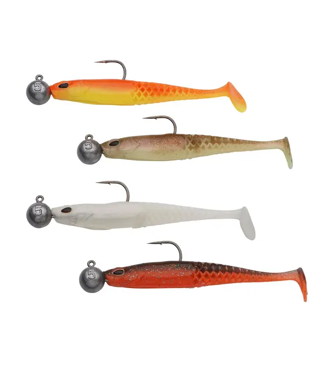 Berkley BERKLEY PowerBait CullShad Slim RTF 4 Stuks