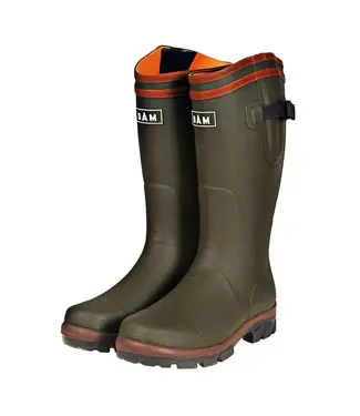 DAM DAM Flex Neoprene Rubber Boots Green (Gevoerde Vislaarzen)