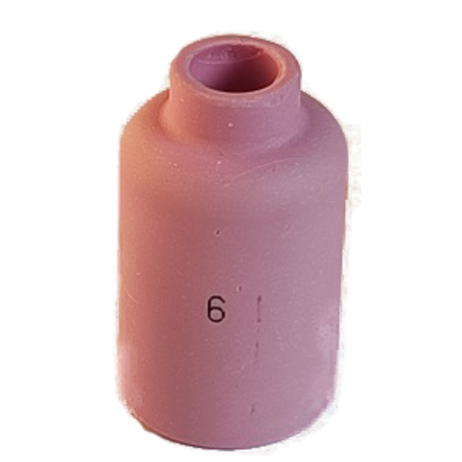 Gaslensmondstuk G4, voor toorts SR17, SR26, SRW18, diverse maten beschikbaar