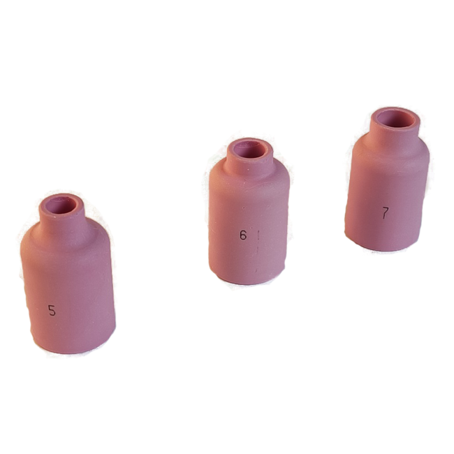 Gaslensmondstuk G4, voor toorts SR17, SR26, SRW18, diverse maten beschikbaar