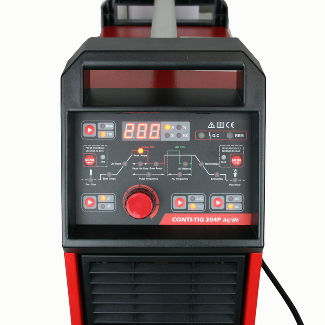 TIG-lasapparaat CONTIWELD CONTI-TIG204P AC/DC