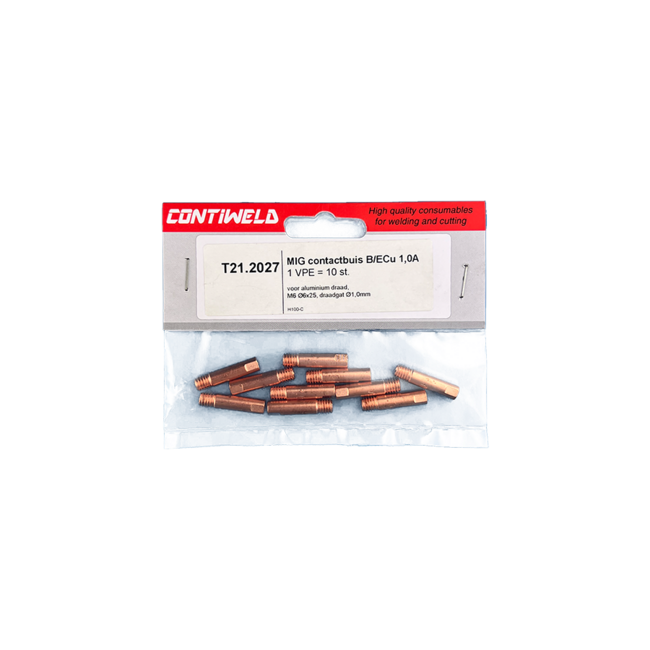 Contactbuis type B, M6 Ø6x25, E-Cu A voor Aluminium draad Ø1,0