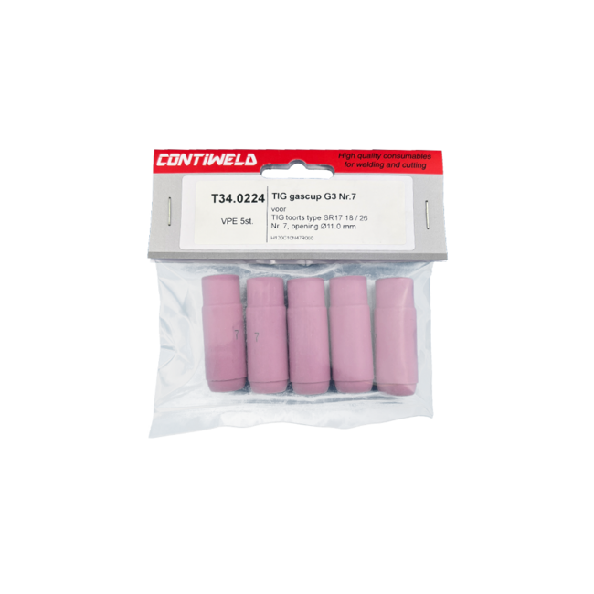 Gascup voor toorts SRX17, SRX26, SRX18, Nr. 7, opening Ø11,0