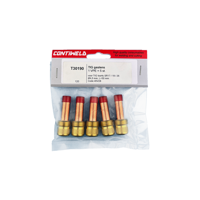 Gaslens voor toorts SRX-17, SRX-26, SRX-18, voor elektrode Ø4,0