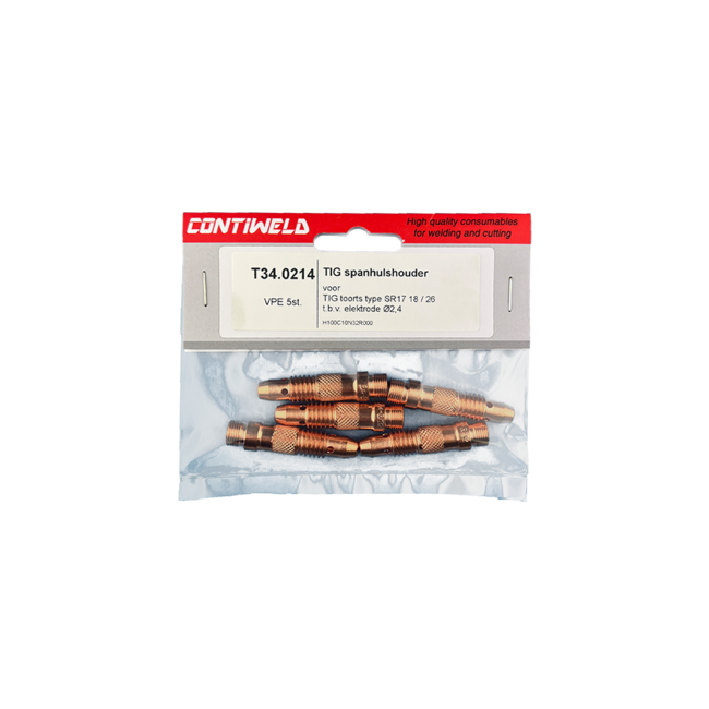 Spanhulshouder F3, voor toorts SR17, SR26, SRW18, voor elektrode Ø2,4