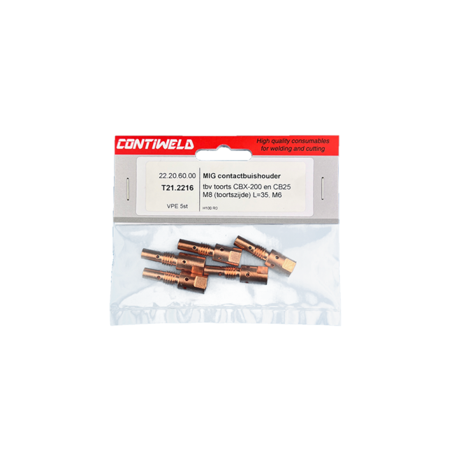 Contactbuishouder M6 voor toortshals CB25