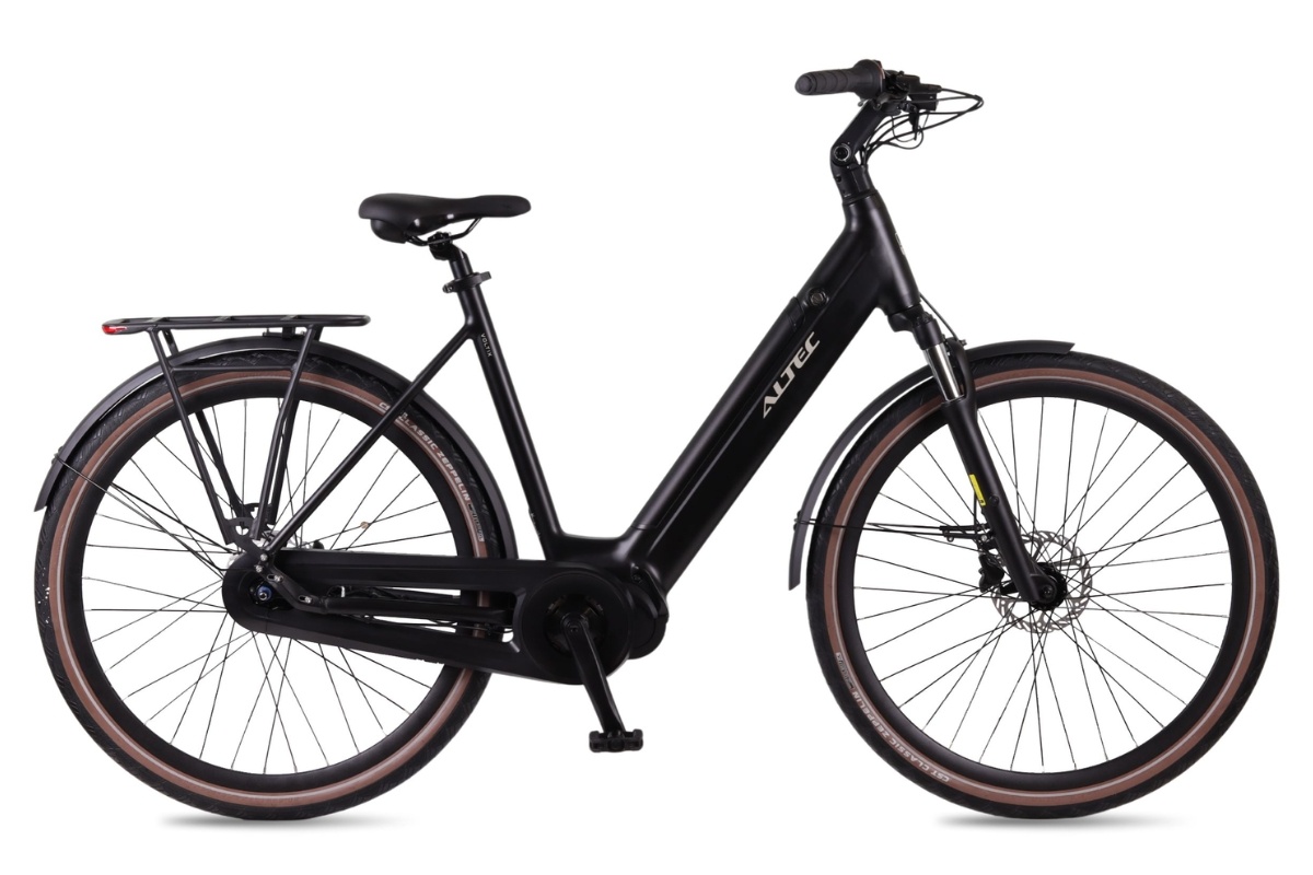 Altec Voltix elektrische damesfiets met middenmotor - stijlvolle e-bike voor dagelijks gebruik