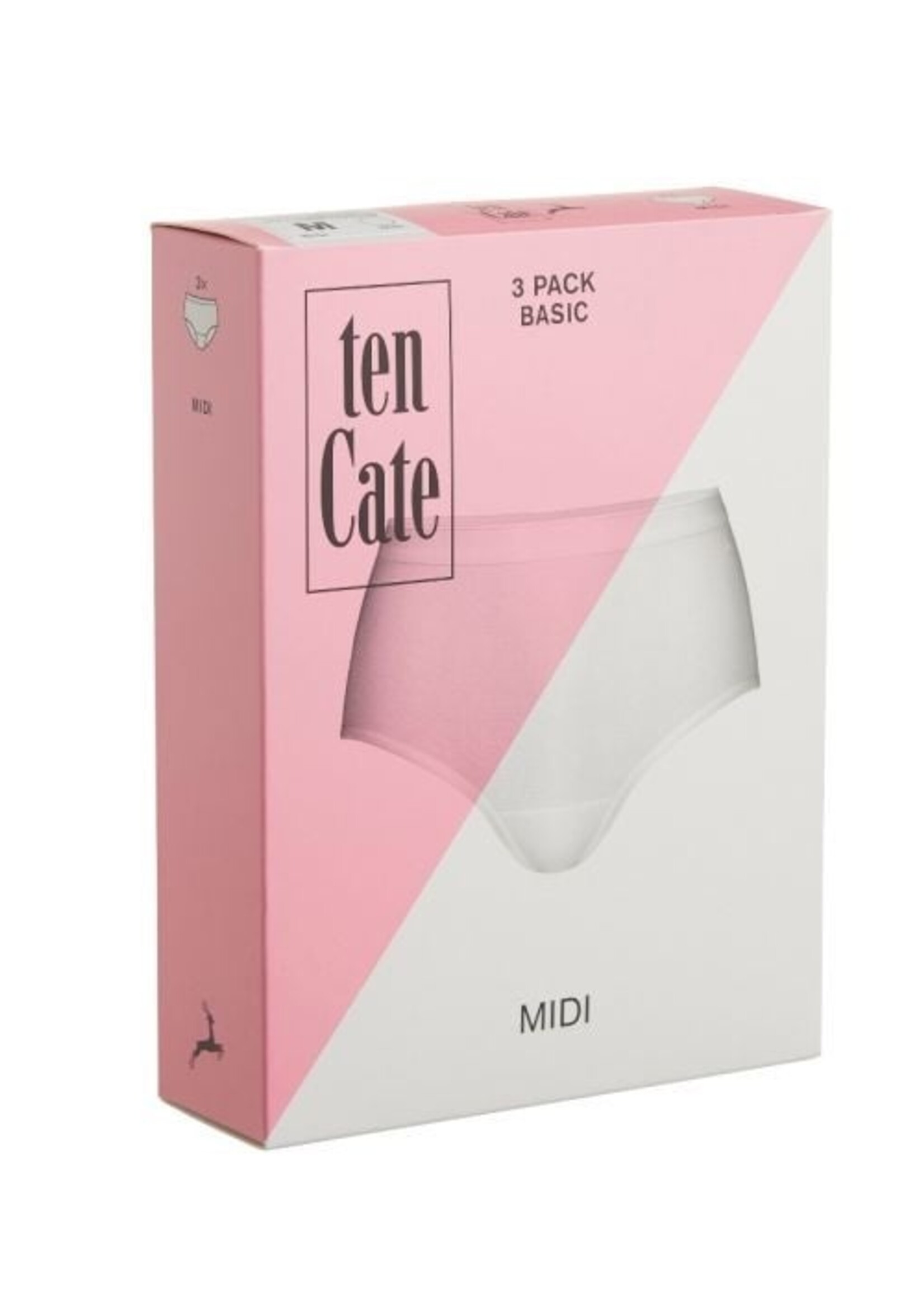 Ten Cate Ten Cate Midi Slip Dames 3-Pack