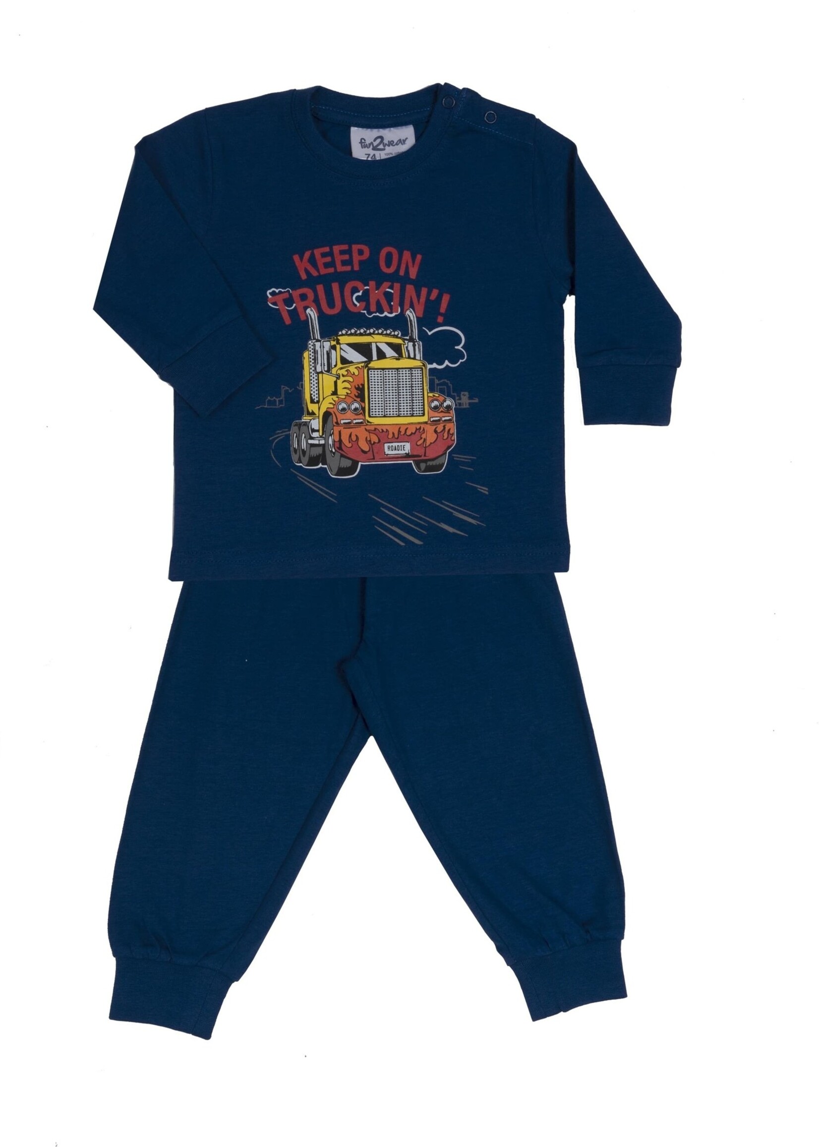 Fun2Wear Fun2Wear Vrachtwagen Pyjama Baby