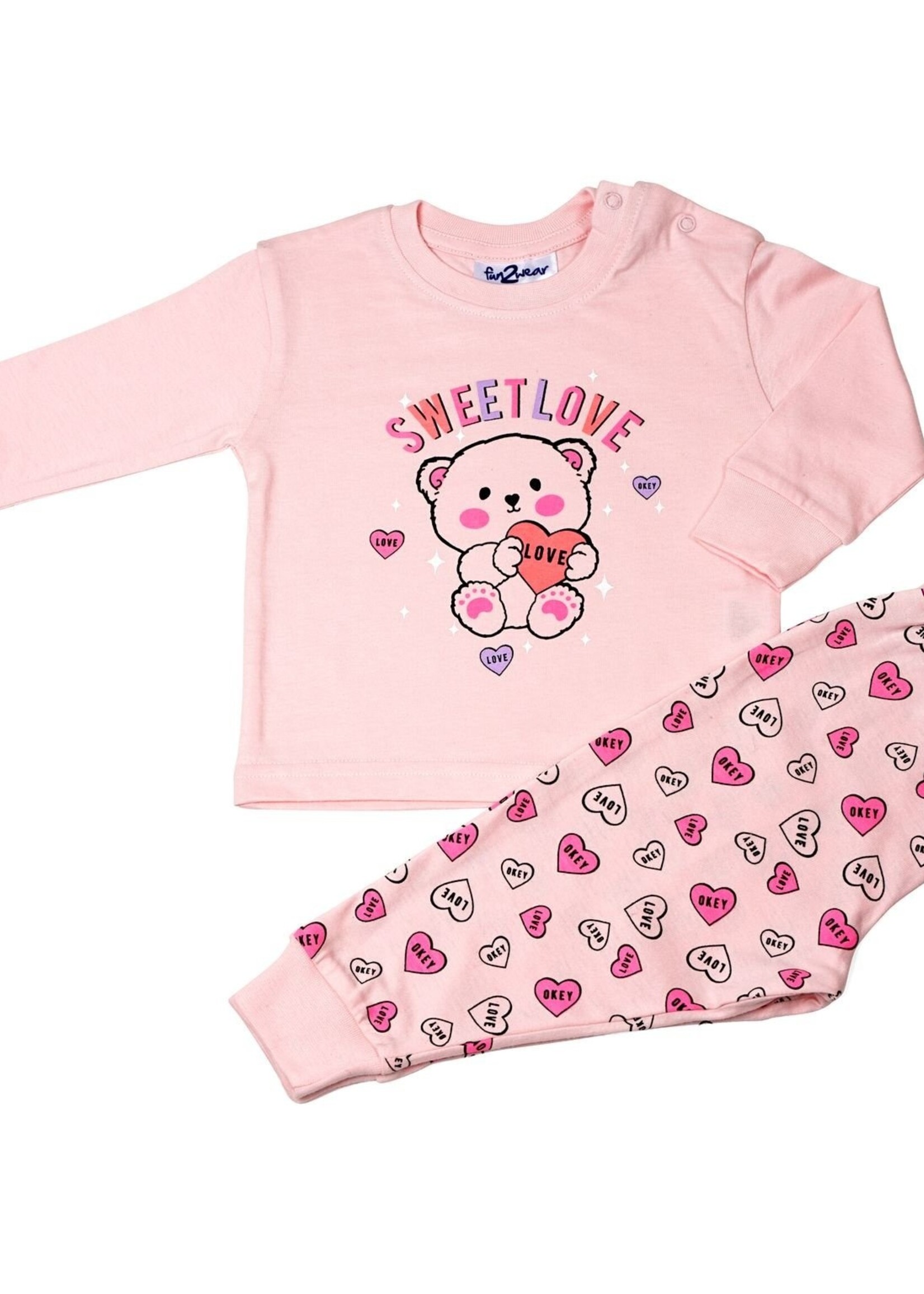 Fun2Wear Fun2Wear Sweet Love Pyjama Baby
