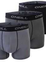 O'Neill O'Neill Heren Boxershorts 3-pack grey black