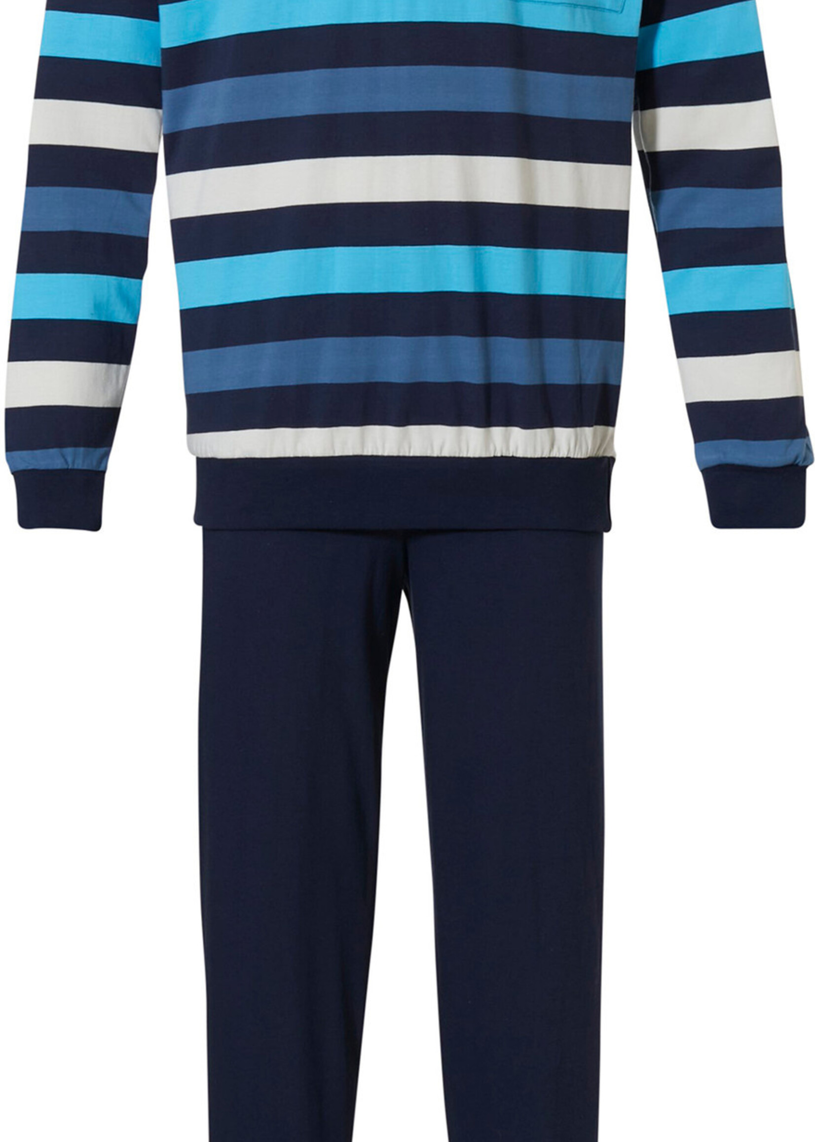 Robson Robson heren pyjama - blauw gestreept