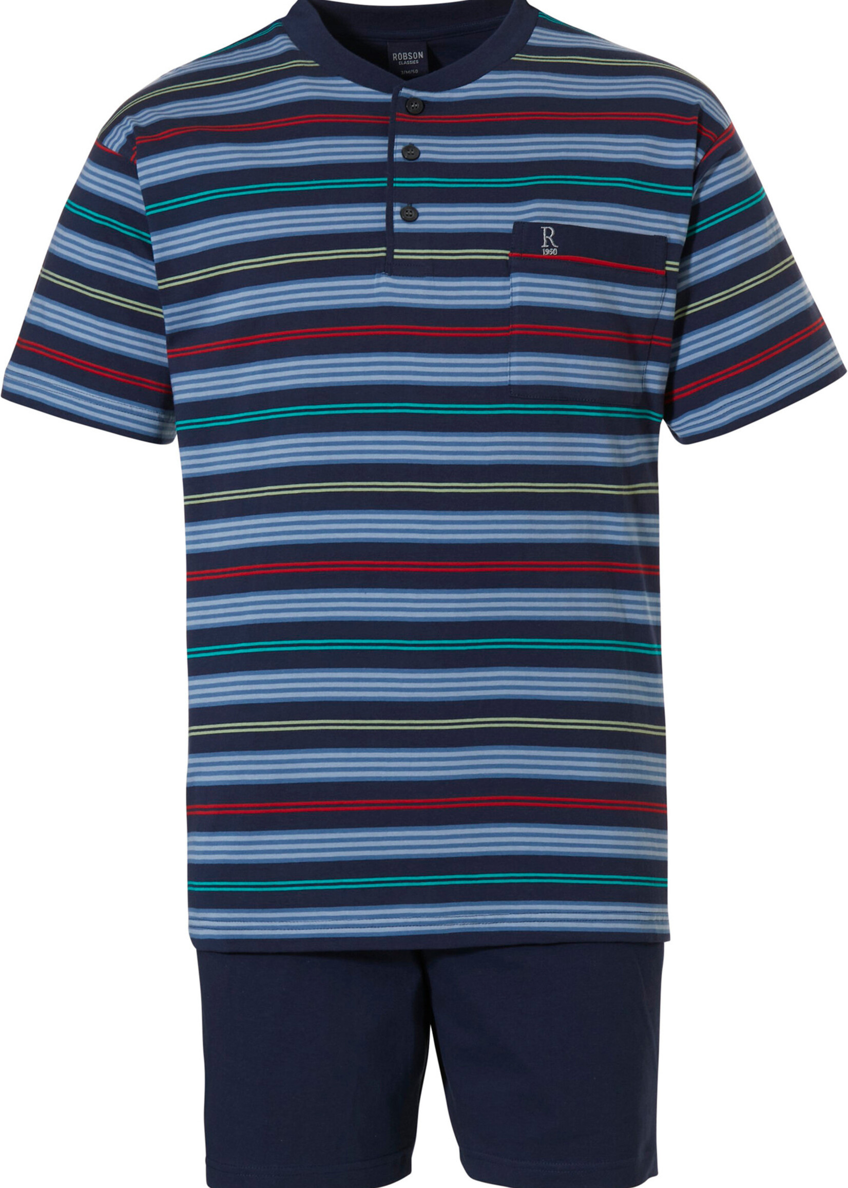 Robson Robson heren shortama - stripes