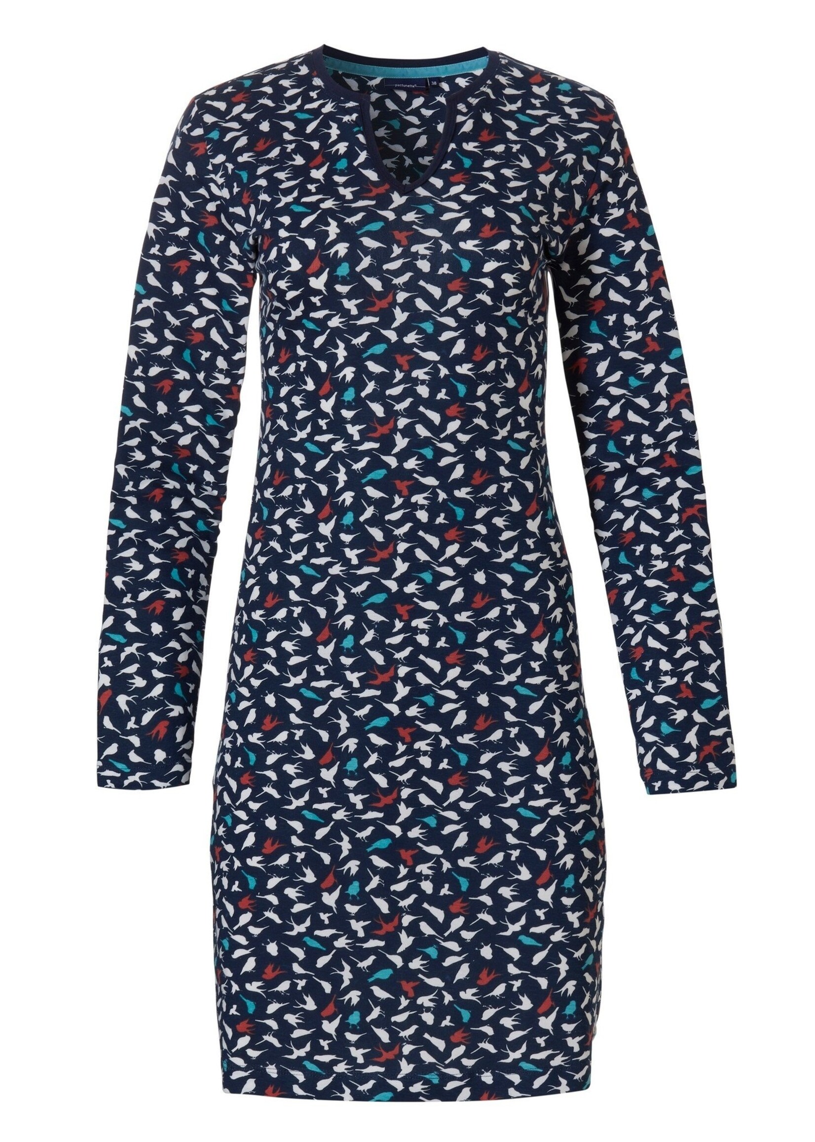 Pastunette Pastunette dames nachthemd - allover birds