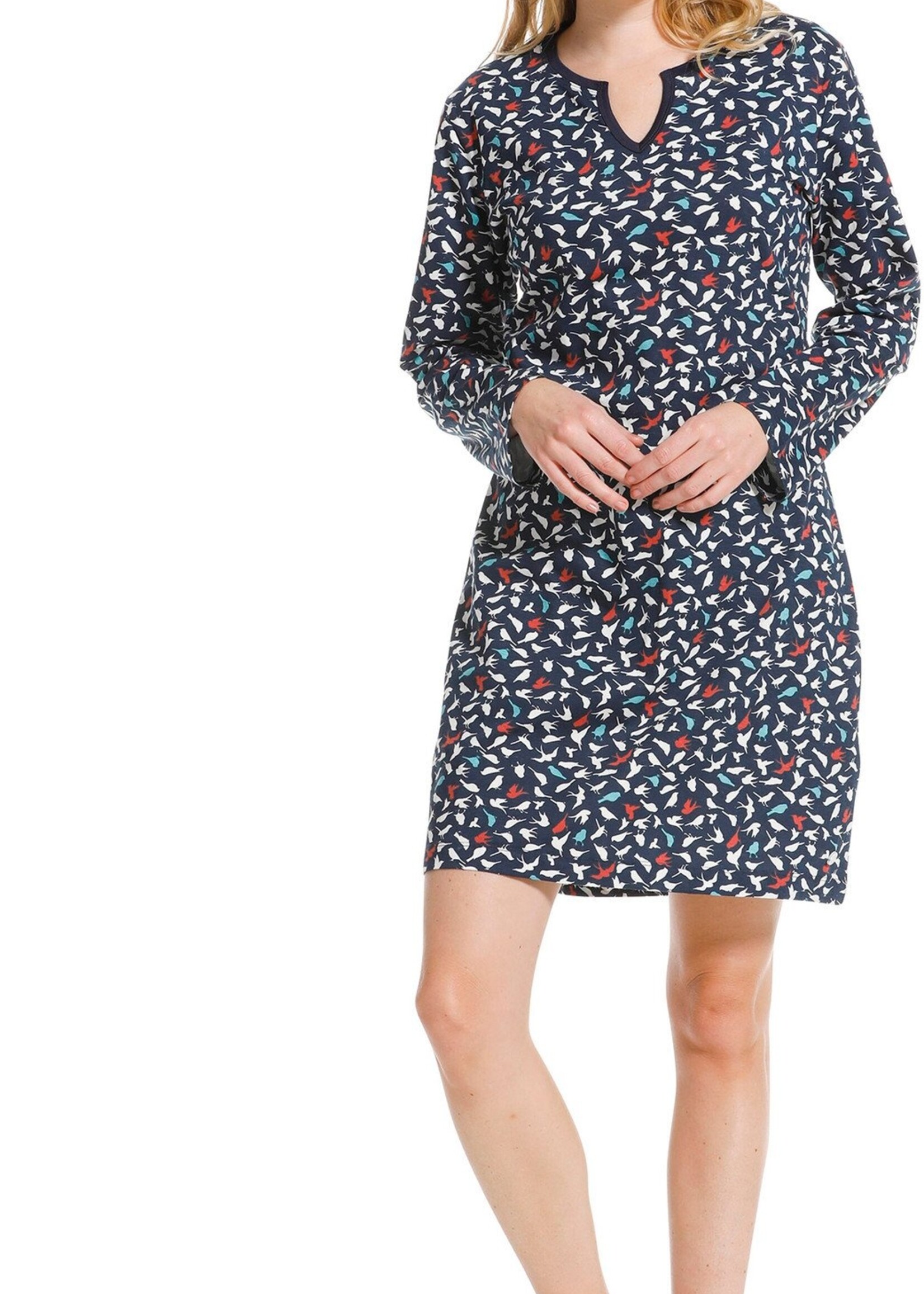 Pastunette Pastunette dames nachthemd - allover birds