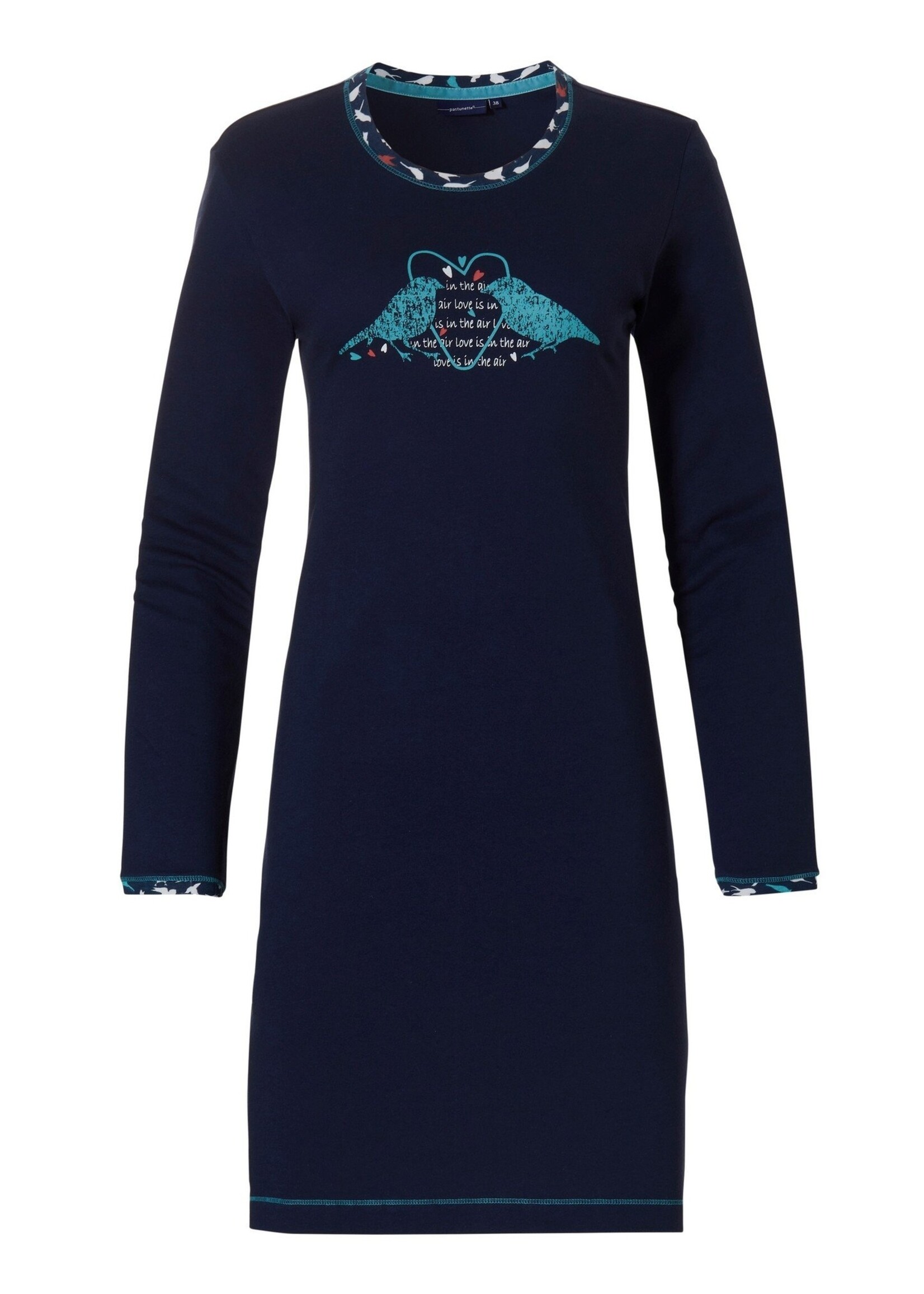 Pastunette Pastunette dames nachthemd - vogels