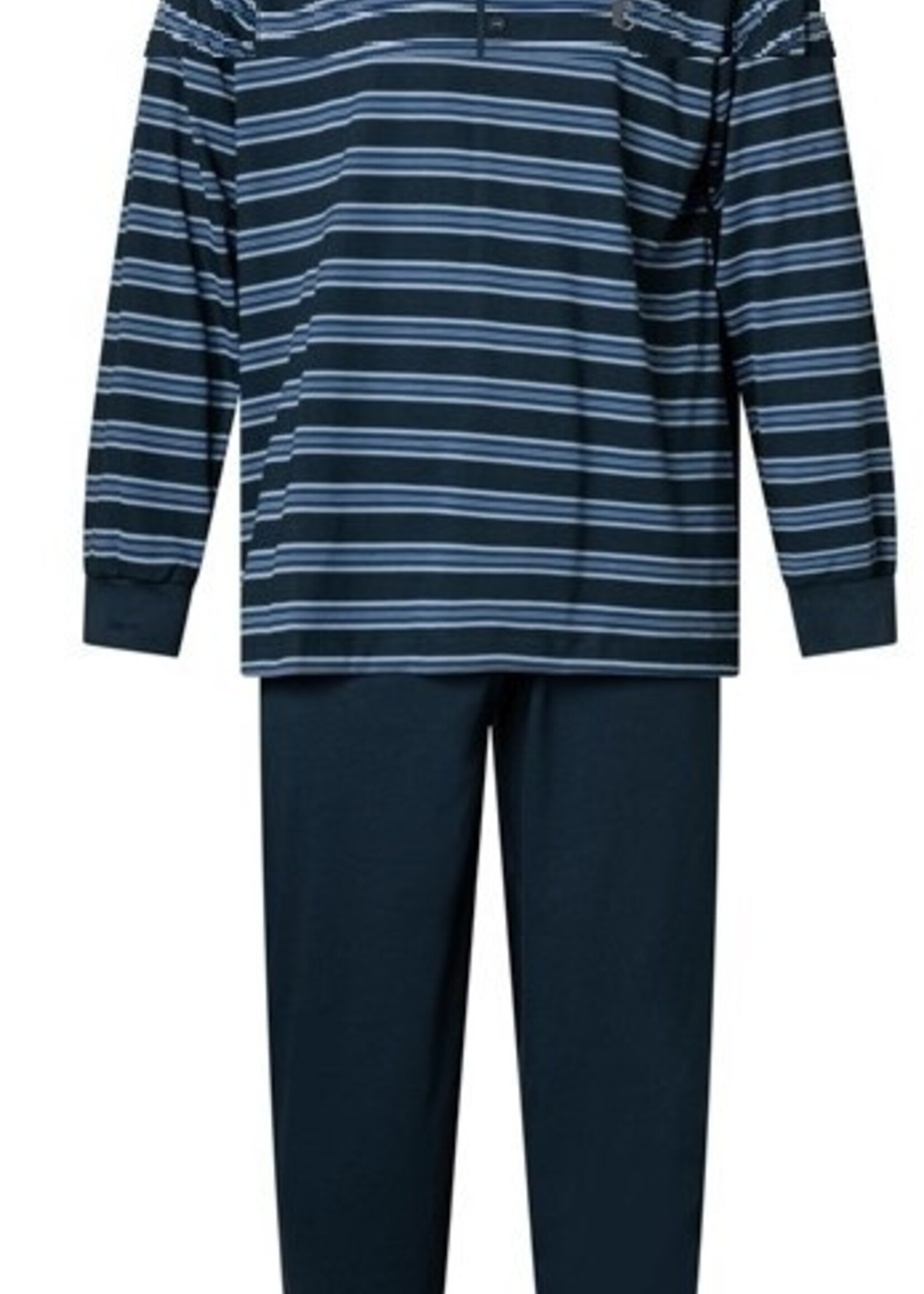 Gentlemen Gentlemen heren pyjama - donkerblauw gestreept