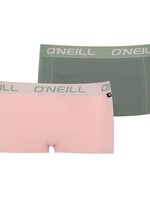 O'Neill O'Neill dames boxershorts 2-pack - soft pink green
