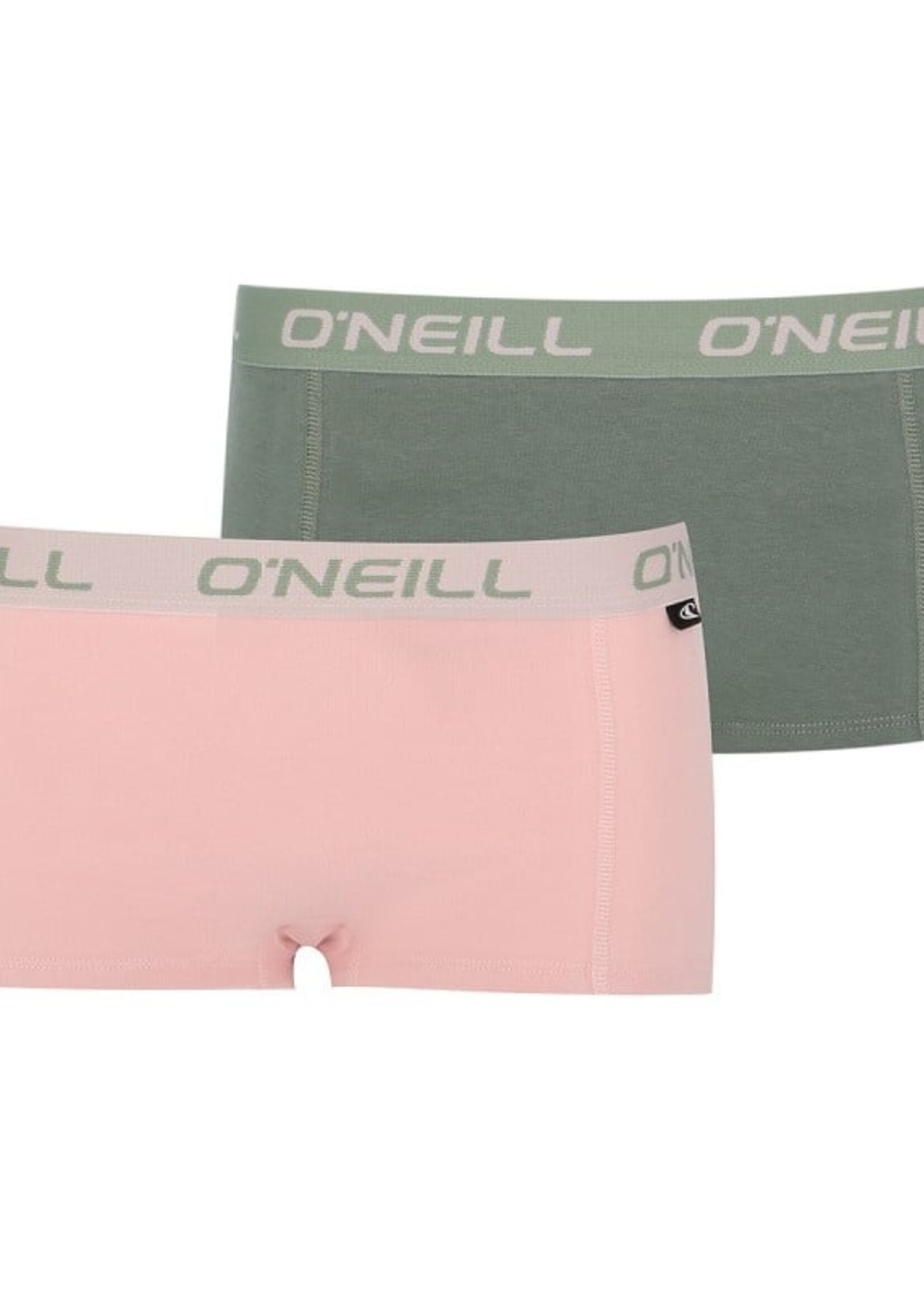 O'Neill O'Neill dames boxershorts 2-pack - soft pink green