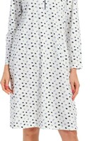 Pastunette Pastunette dames nachthemd lange mouw - dots