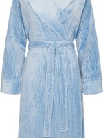 Pastunette Pastunette dames badjas fleece - blue