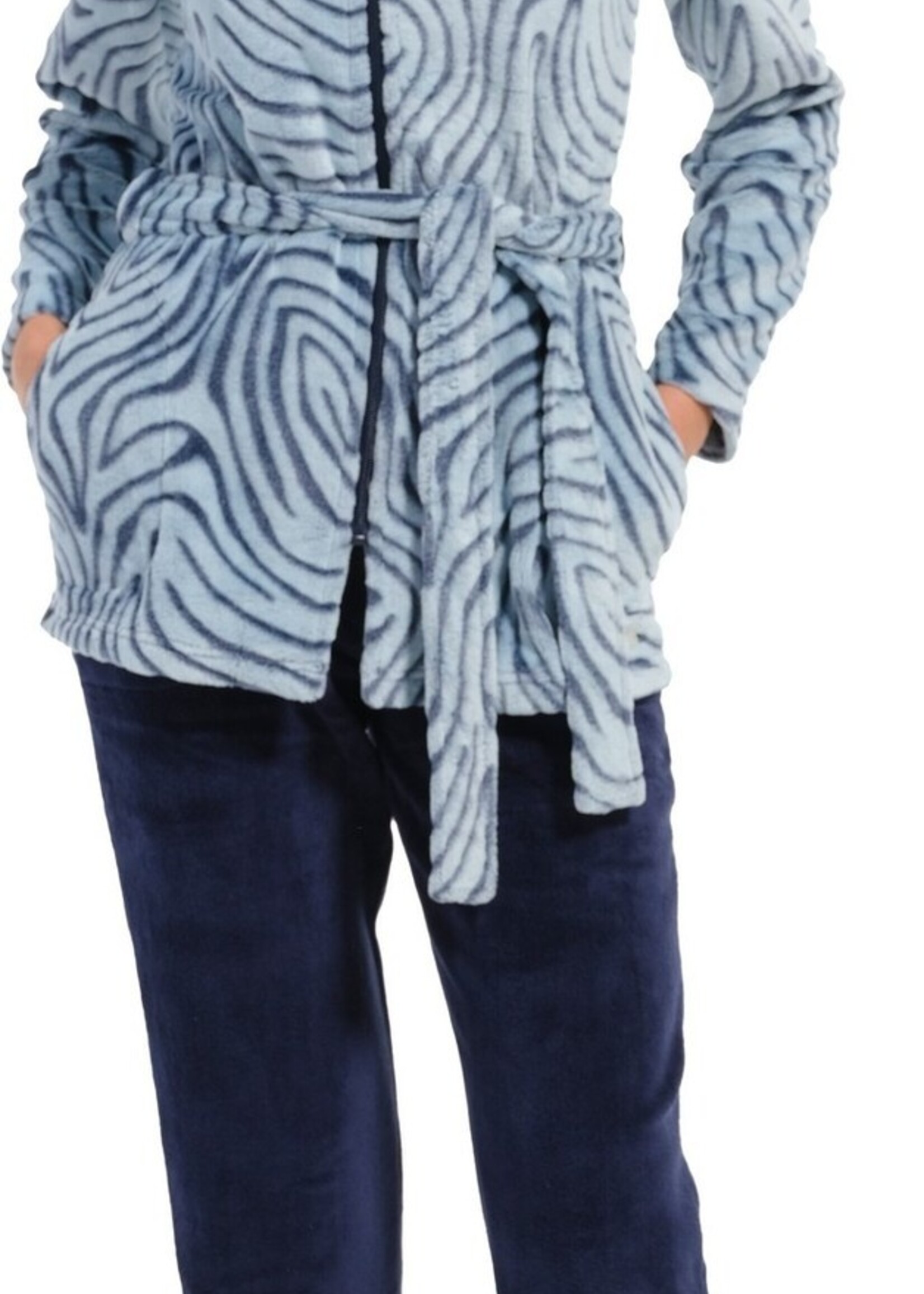 Pastunette Pastunette dames huispak - blauw