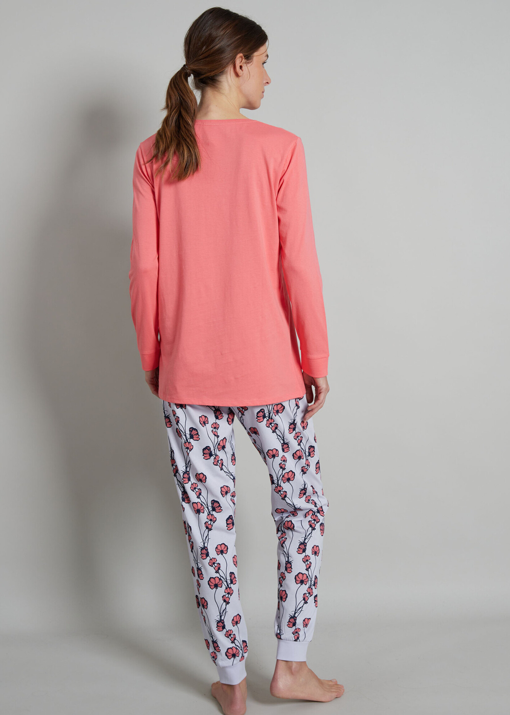 Götzburg Gotzburg dames pyjama katoen - multi coral