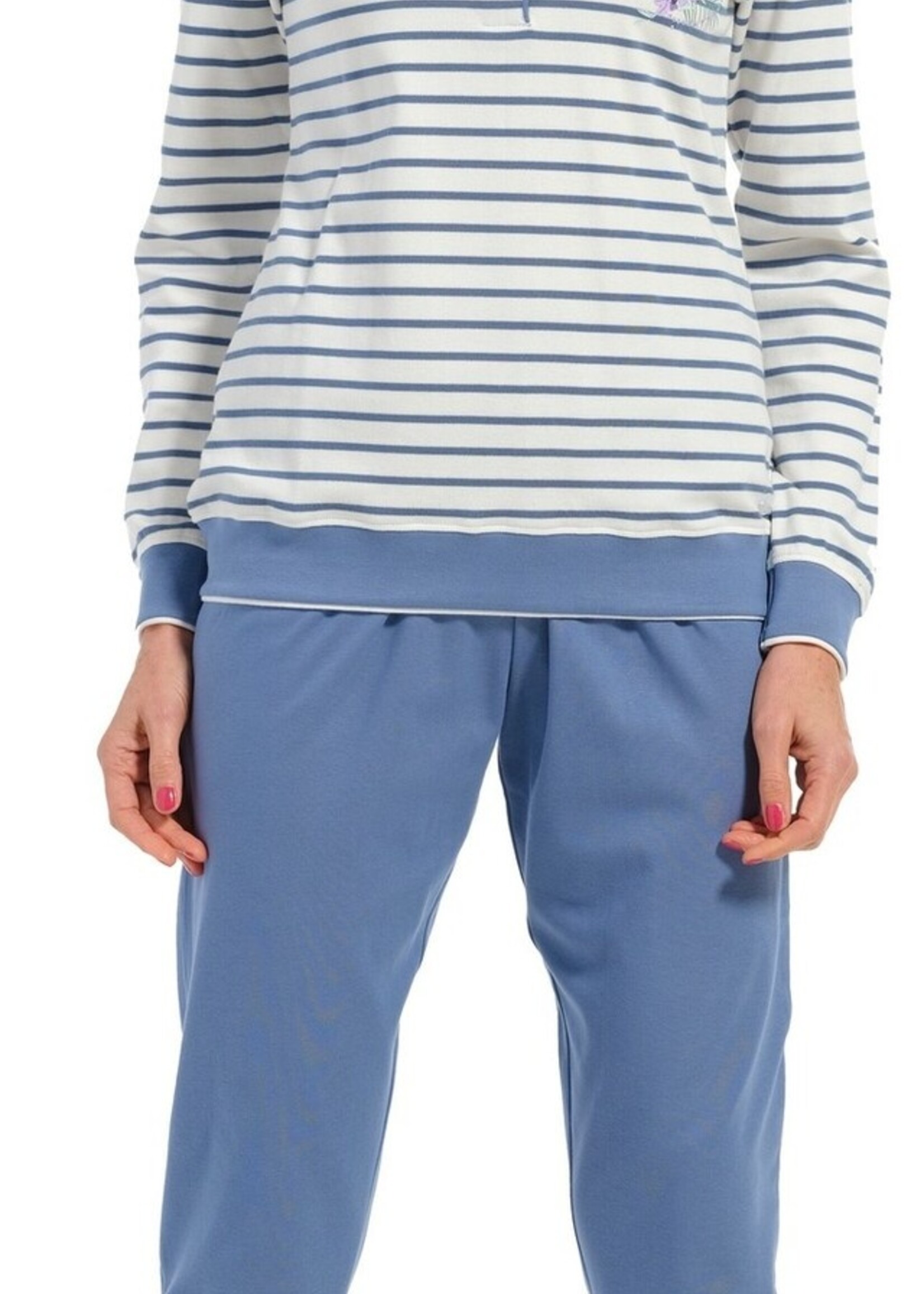 Pastunette Pastunette dames pyjama gestreept - interlock
