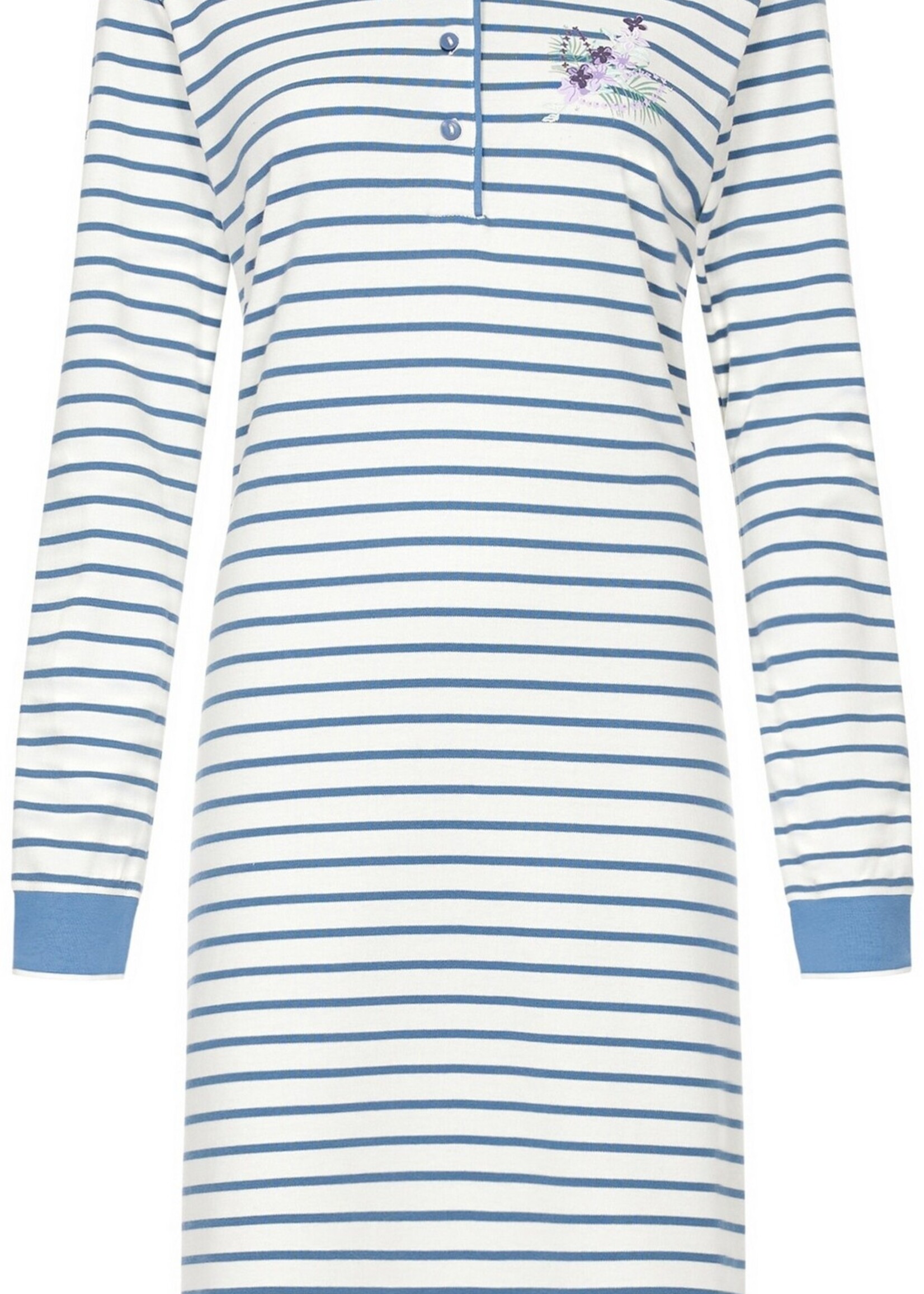 Pastunette Pastunette dames nachthemd lange mouw - interlock