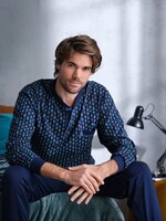 Robson Robson heren pyjama - blauw dessin
