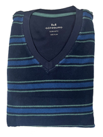 Götzburg Gotzburg badstof heren pyjama - blauw gestreept