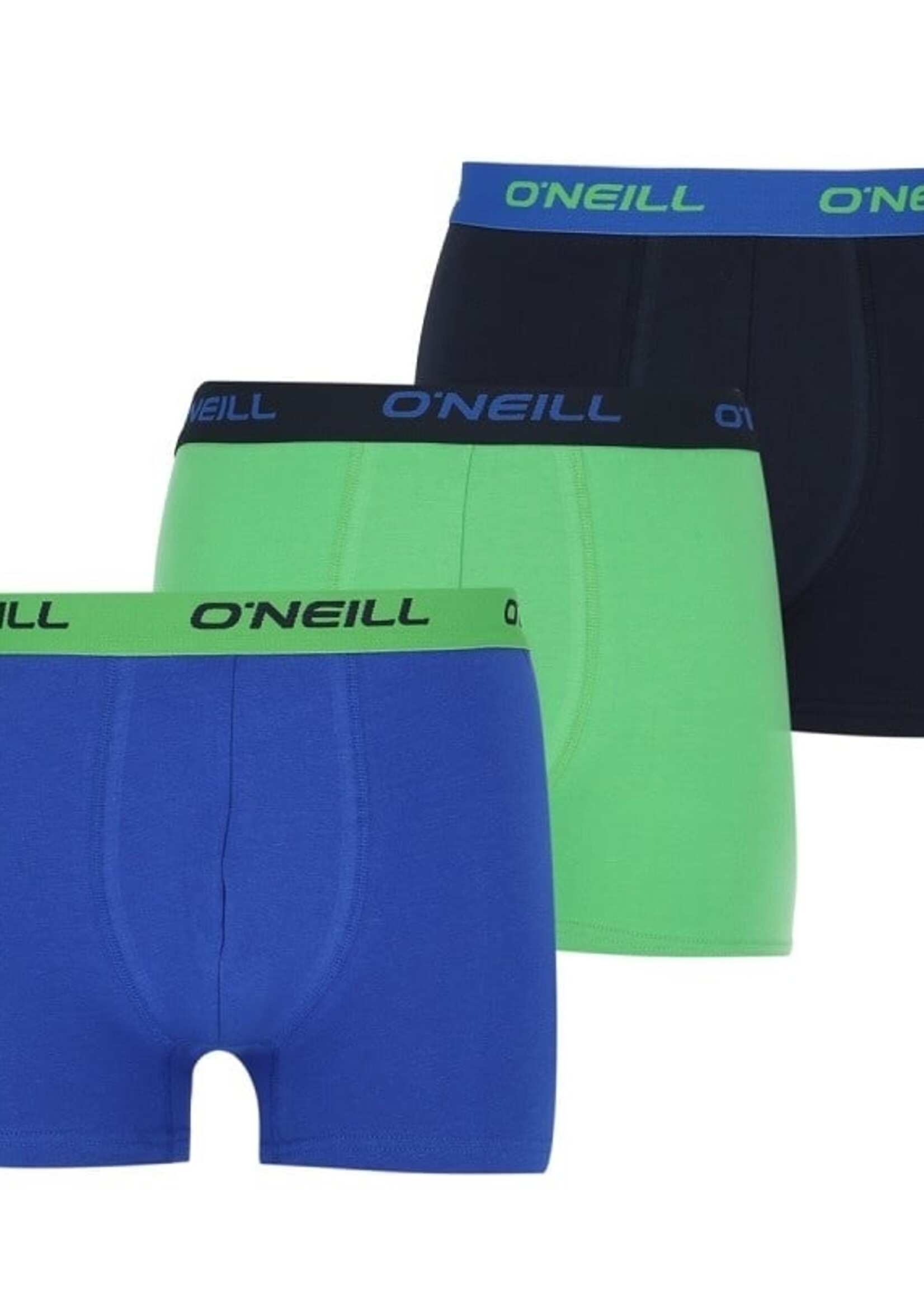 O'Neill O'Neill Heren Boxershorts 3-pack - blauw groen